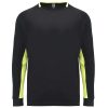 Camiseta Porto de Roly — Talla: M, Color: NEGRO/ AMARILLO FLUOR