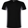 Camiseta Shanghai de Roly — Talla: S, Color: NEGRO/PLOMO OSCURO