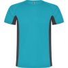 Camiseta Shanghai de Roly — Talla: S, Color: TURQUESA/PLOMO OSCURO