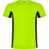 Camiseta Shanghai de Roly — Talla: S, Color: VERDE FLUOR/NEGRO