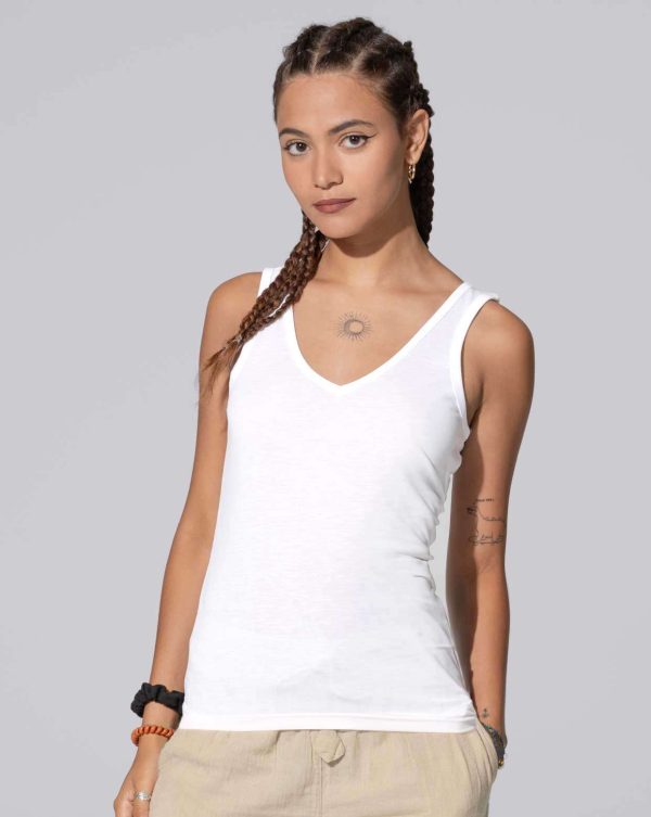 Camiseta V-Neck Subli Top de Jhk
