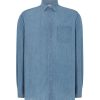 Camisa Texas de Jhk — Talla: XXL, Color: DENIM VAQUERO
