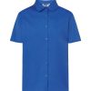 Camisa Lady Ss Oxford de Jhk — Talla: XXL, Color: Royal Blue