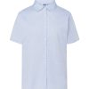 Camisa Lady Ss Oxford de Jhk — Talla: XXL, Color: Sky Blue