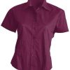 Camisa Shirt Lady Ss Poplin de Jhk — variación