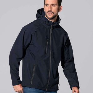 Chaqueta Softshell Jacket Hooded de Jhk — Talla: XXL, Color: White