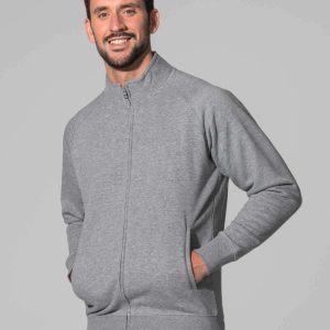 Sudadera Full Zip French Terry Sweatshirt de Jhk
