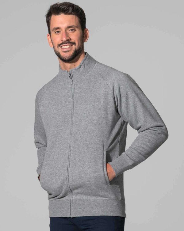 Sudadera Full Zip French Terry Sweatshirt de Jhk