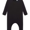 Pelele Baby Playsuit Ls de Jhk — Talla: 9M, Color: Black