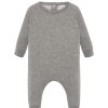 Pelele Baby Playsuit Ls de Jhk — Talla: 9M, Color: Grey Melange