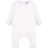 Pelele Baby Playsuit Ls de Jhk — Talla: 9M, Color: White