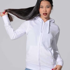 Sudadera Lady Full Zip Hooded Sweatshirt de Jhk