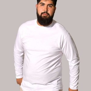 Camiseta Regular Ls T-Shirt King Size de Jhk