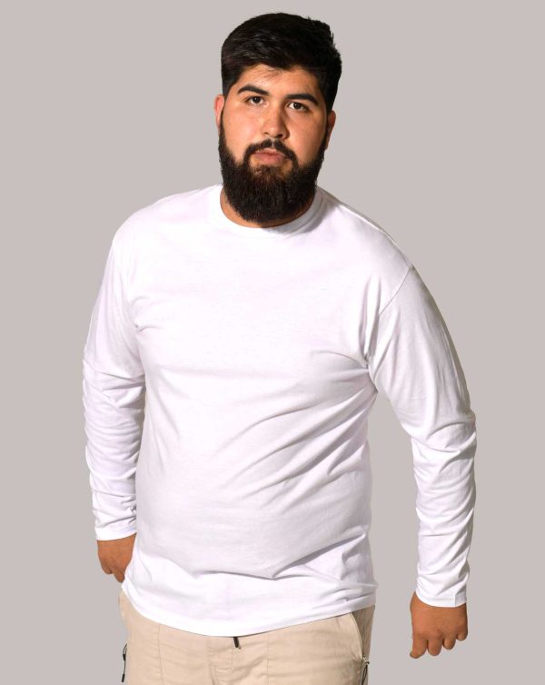 Camiseta Regular Ls T-Shirt King Size de Jhk