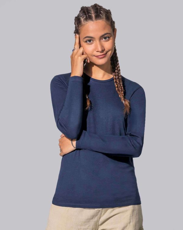 Camiseta Regular Comfort Ls Lady de Jhk