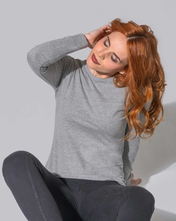Camiseta Regular Premium Ls Lady de Jhk