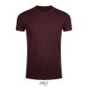 Camiseta Imperial Fit de Sol'S — Talla: XXL, Color: Oxblood jaspeado