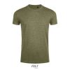 Camiseta Imperial Fit de Sol'S — Talla: XXL, Color: Caqui jaspeado