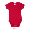 Body Bebé Bambino de Sol'S — Talla: 18/23M, Color: Rojo vivo