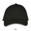 Gorra Long Beach de Sol'S — Talla: TUN, Color: Gris oscuro / Gris claro