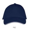 Gorra Long Beach de Sol'S — Talla: TUN, Color: French marino / Blanco