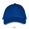 Gorra Long Beach de Sol'S — Talla: TUN, Color: Azul royal / Blanco