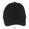 Gorra Long Beach de Sol'S — Talla: TUN, Color: Black/Royal