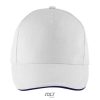 Gorra Long Beach de Sol'S — Talla: TUN, Color: Blanco / French marino