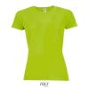 Camiseta Sporty Women de Sol'S — Talla: XXL, Color: Verde Neón