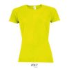 Camiseta Sporty Women de Sol'S — Talla: XXL, Color: Amarillo Neón