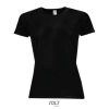 Camiseta Sporty Women de Sol'S — Talla: XXL, Color: NEGRO
