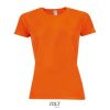 Camiseta Sporty Women de Sol'S — Talla: XXL, Color: Naranja neón