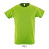 Camiseta Sporty Kids de Sol'S — Talla: 12A, Color: Verde manzana