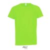 Camiseta Sporty Kids de Sol'S — Talla: 12A, Color: Verde Neón