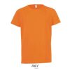 Camiseta Sporty Kids de Sol'S — Talla: 12A, Color: Naranja neón