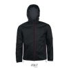 Cortavientos Skate de Sol'S — Talla: XXL, Color: Negro / Gris oscuro