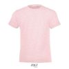 Camiseta Regent Fit Kids de Sol'S — Talla: 12A, Color: Rosa jaspeado