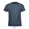 Camiseta Regent Fit Kids de Sol'S — Talla: 12A, Color: Denim jaspeado