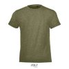 Camiseta Regent Fit Kids de Sol'S — Talla: 12A, Color: Caqui jaspeado