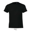 Camiseta Regent Fit Kids de Sol'S — Talla: 12A, Color: Negro profundo