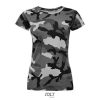 Camiseta Camo Women de Sol'S — Talla: XXL, Color: Camuflaje gris
