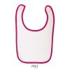 Babero Babib de Sol'S — Talla: TUN, Color: Blanco / Fucsia