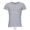 Camiseta Miles Men de Sol'S — Talla: XXL, Color: Blanco / Azul marino