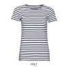 Camiseta Miles Women de Sol'S — Talla: XXL, Color: Blanco / Azul marino