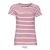 Camiseta Miles Women de Sol'S — Talla: XXL, Color: BLANCO/ROJO
