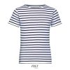 Camiseta Miles Kids de Sol'S — Talla: 14A, Color: Blanco / Azul marino
