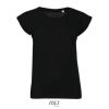 Camiseta Melba de Sol'S — Talla: S, Color: Negro profundo