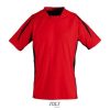 Camiseta Adulto Manga Corta Maracana 2 Ssl — Talla: XXL, Color: ROJO/NEGRO