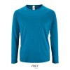 Camiseta Sporty Lsl Men de Sol'S — Talla: XXL, Color: Aqua