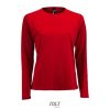 Camiseta Sporty Lsl Women de Sol'S — Talla: XXL, Color: ROJO